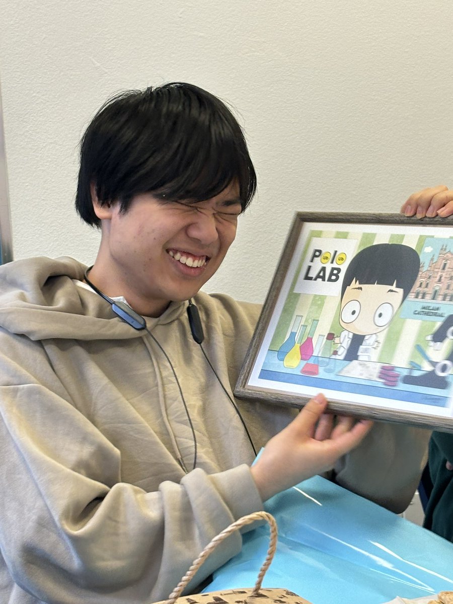 polosimona1's tweet photo. It was a pleasure to host Ojiiro in our lab for the past two months. We wish him all the best in his future career endeavors. 🎉💪🥰#kyoto university #IFOM https://t.co/TBCVyOOrgA