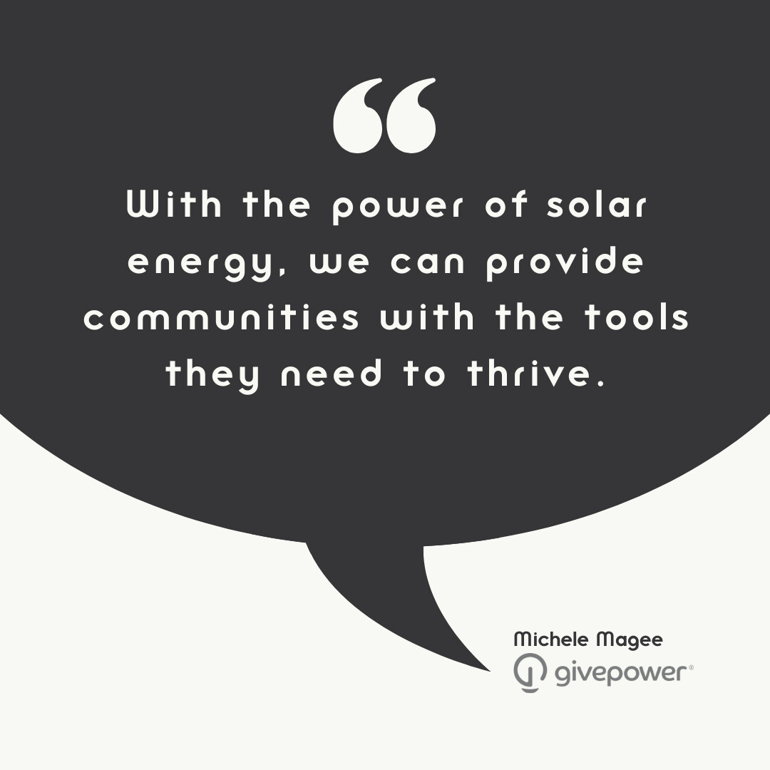 There are people who bring solutions. @GivePower helps empower communities with their amazing solar powered water farms. Check out our recent episode with Michele.
LINK IN BIO / COMMENTS