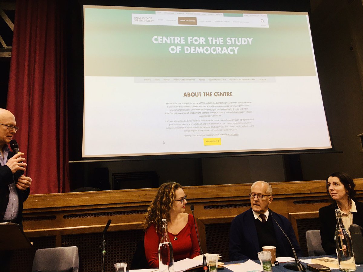 Panel on civil society and democracy with <a href="/amandamachin/">amanda machin</a>, Myriam Fotou, <a href="/IVejvoda/">Ivan Vejvoda</a>, chair Patrick Burke