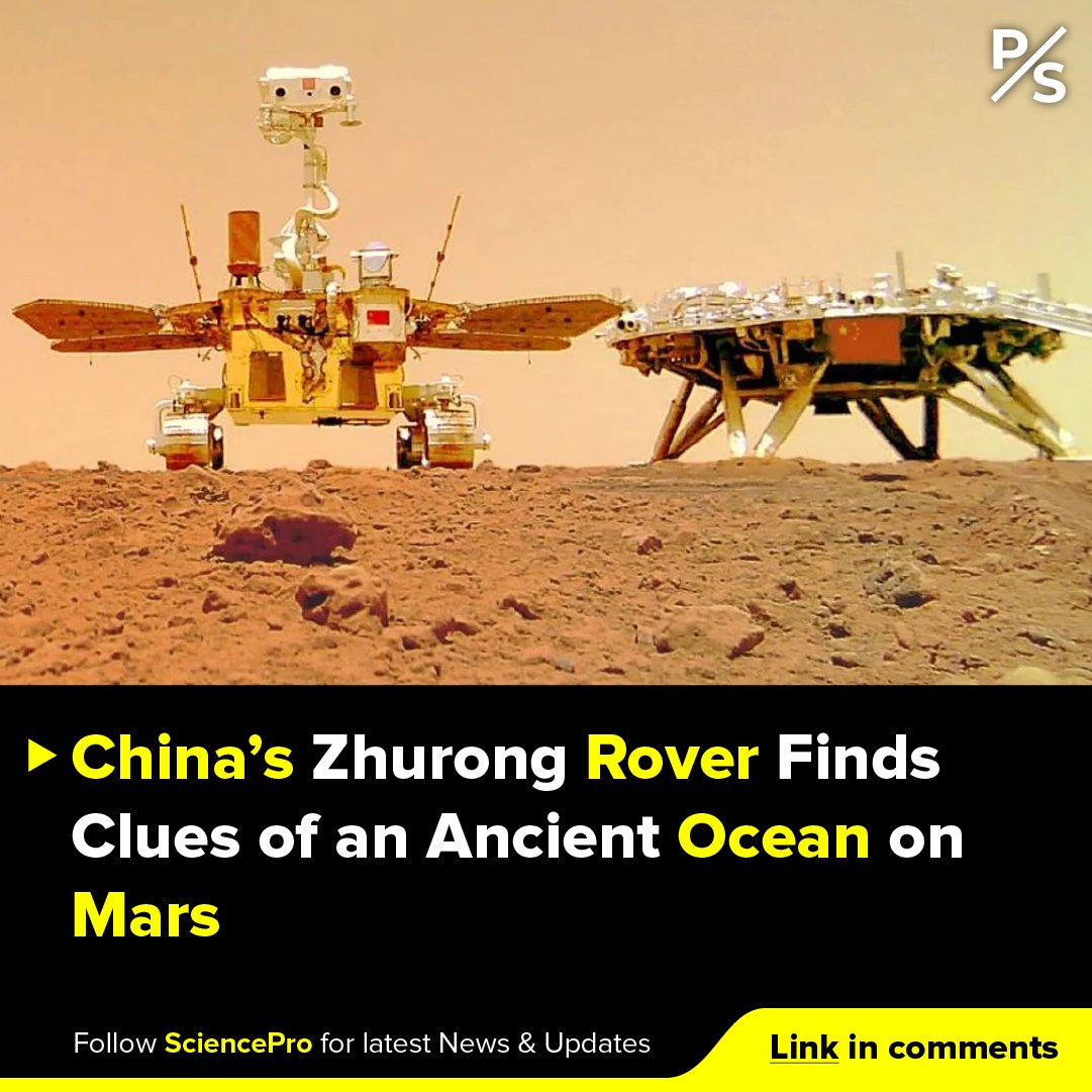 prosciency's tweet image. China’s Zhurong rover finds clues of an ancient ocean on Mars: fixzd.com/chinas-zhurong…