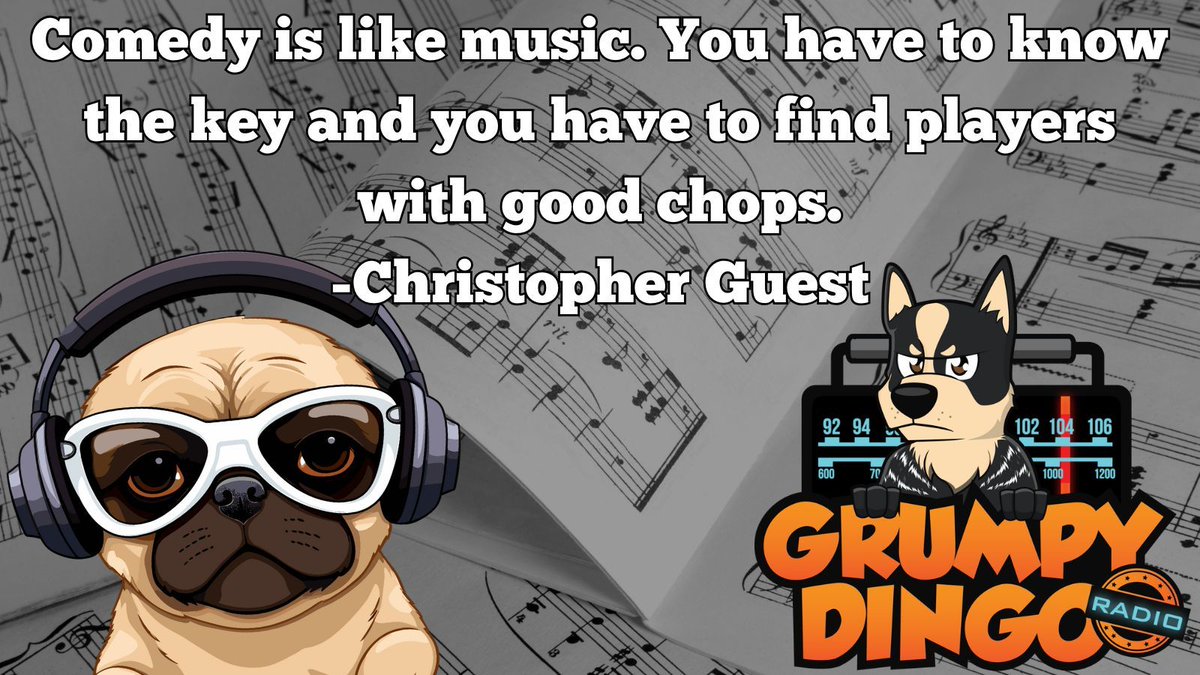 RadioDingo's tweet image. #ChristopherGuest #Comedy #Music #GrumpyDingoRadio