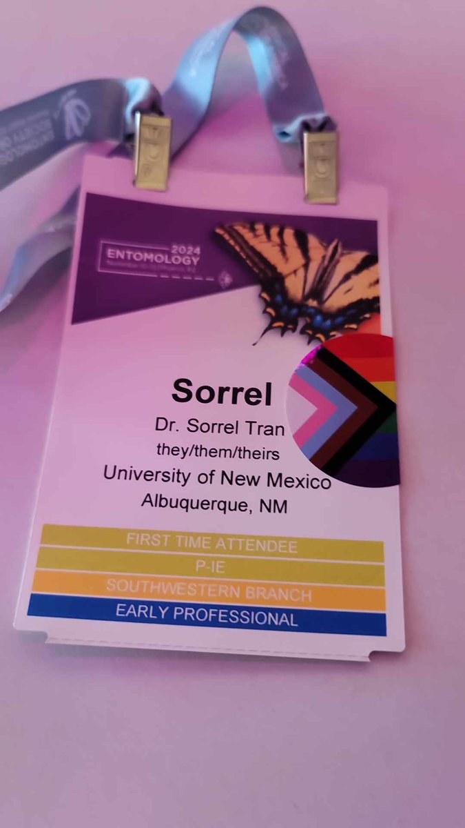 tranosaurusrex1's tweet image. First entomology society conference!! And first conference as a post doc 🥰