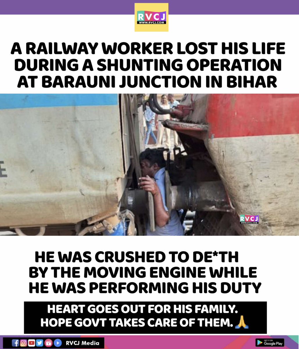 Aviyadavworld's tweet photo. Now, what will be happen with that train driver who had done this...?
#IndianRailways 
#carelessrailways https://t.co/F4KPiWIMjW