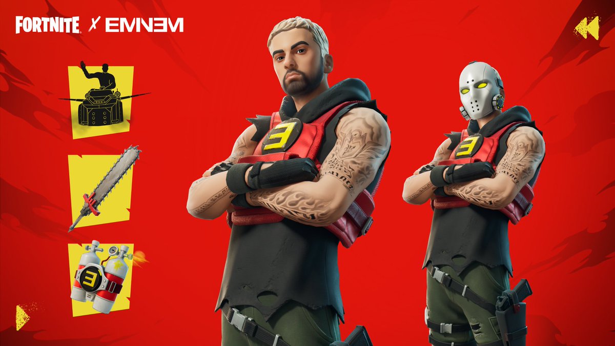 Kontrolzz's tweet photo. Todas las referencias de la colaboración de Eminem y Fortnite.

🧵 https://t.co/qpPVwmPBkH