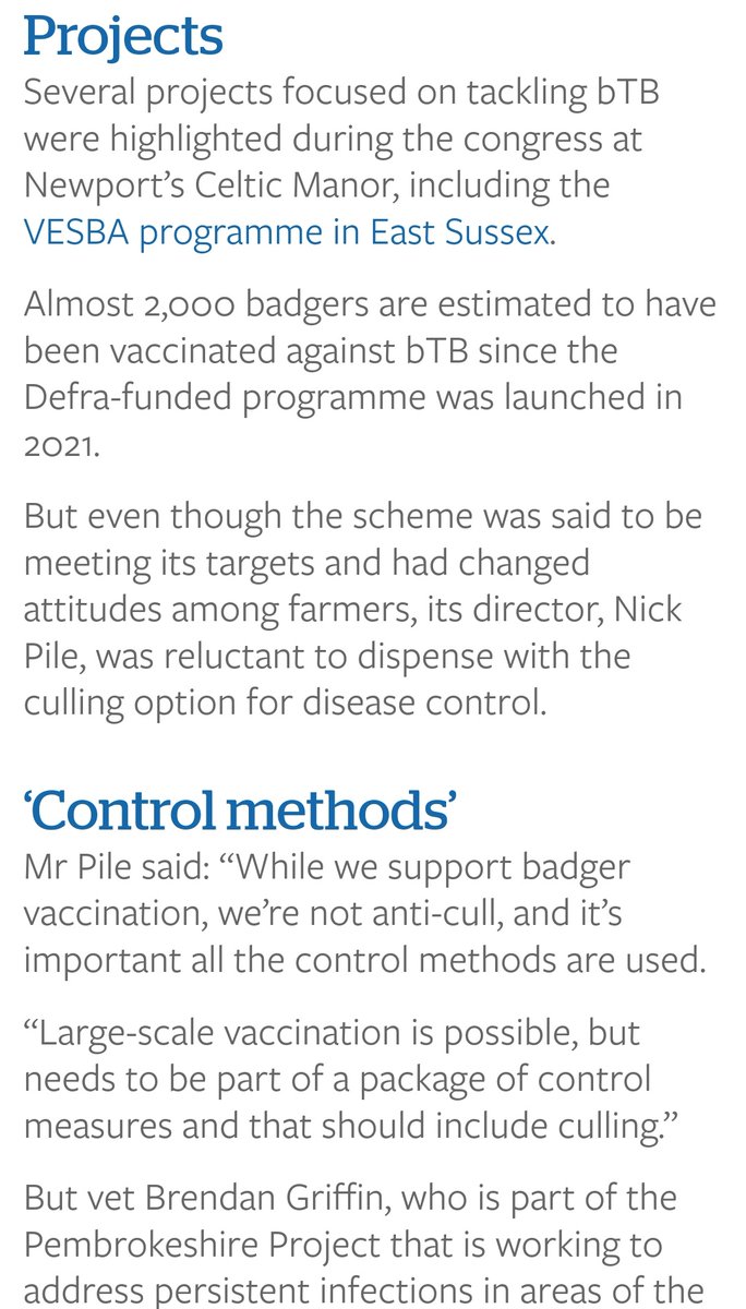 StreetTreck's tweet photo. ♻️ #Vet #defends #cull #option #despite #badger ‘#extinction’ #alert. #Move #comes as #campaigngroup #warns that plans 4 #latestround o #culling #activity mean it is #likely #badgers will #become #extinct in #severalparts o #England🛤️
#StreetTreck🛤️
https://t.co/8ZUGwtGQaN https://t.co/s5jGRxnLf8
