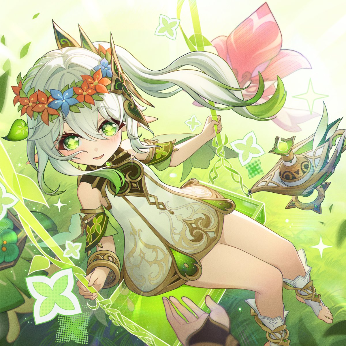 JCJCJCZ's tweet image. 画了纳西妲！🥰#Nahida #Genshin