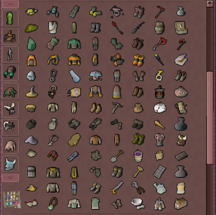 lovemaxxed's tweet photo. ♡⸜(˶˃ ᵕ ˂˶)⸝♡  update!! forestry goodies upgrades &amp; the new herblore 'fit of course. https://t.co/IFq6oVbNa9