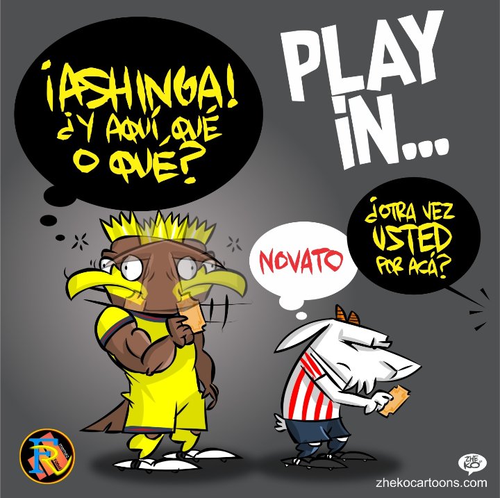 zheko_grafico's tweet photo. Para @ClubAmerica llegar a #PlayIn (o también conocida como "Ley chiVARs" ya que se creó cuando no calificaban ni en octavo) es algo nuevo, no así para @Chivas que es el equipo que más veces la ha jugado 🤷🏻♂️
#ZhekoCaricaturista
#ElCartonDelDia #Humor #Chivas #ChivasRayadas https://t.co/kYviI3WB4k