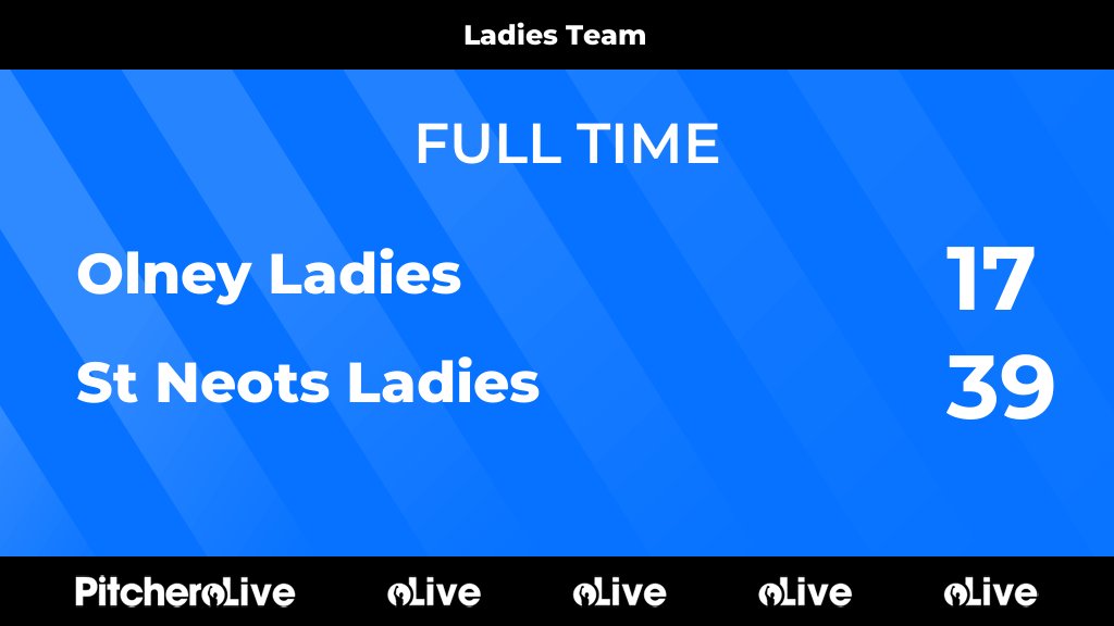 FULL TIME: Olney Ladies 17 - 39 St Neots Ladies
#OLNSTN #Pitchero
stneotsrugbyclub.com/teams/202964/m…