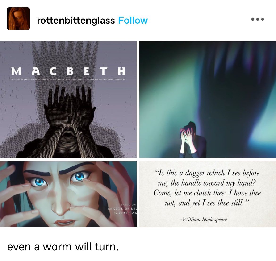 Sorry this is incredibly insane because what are they insinuating? Is it that Ambessa is playing the role of lady Macbeth, pulling the strings behind the curtain? Will we see a great fall from grace for ambessa? Or is it vi? PLEASE WHAT