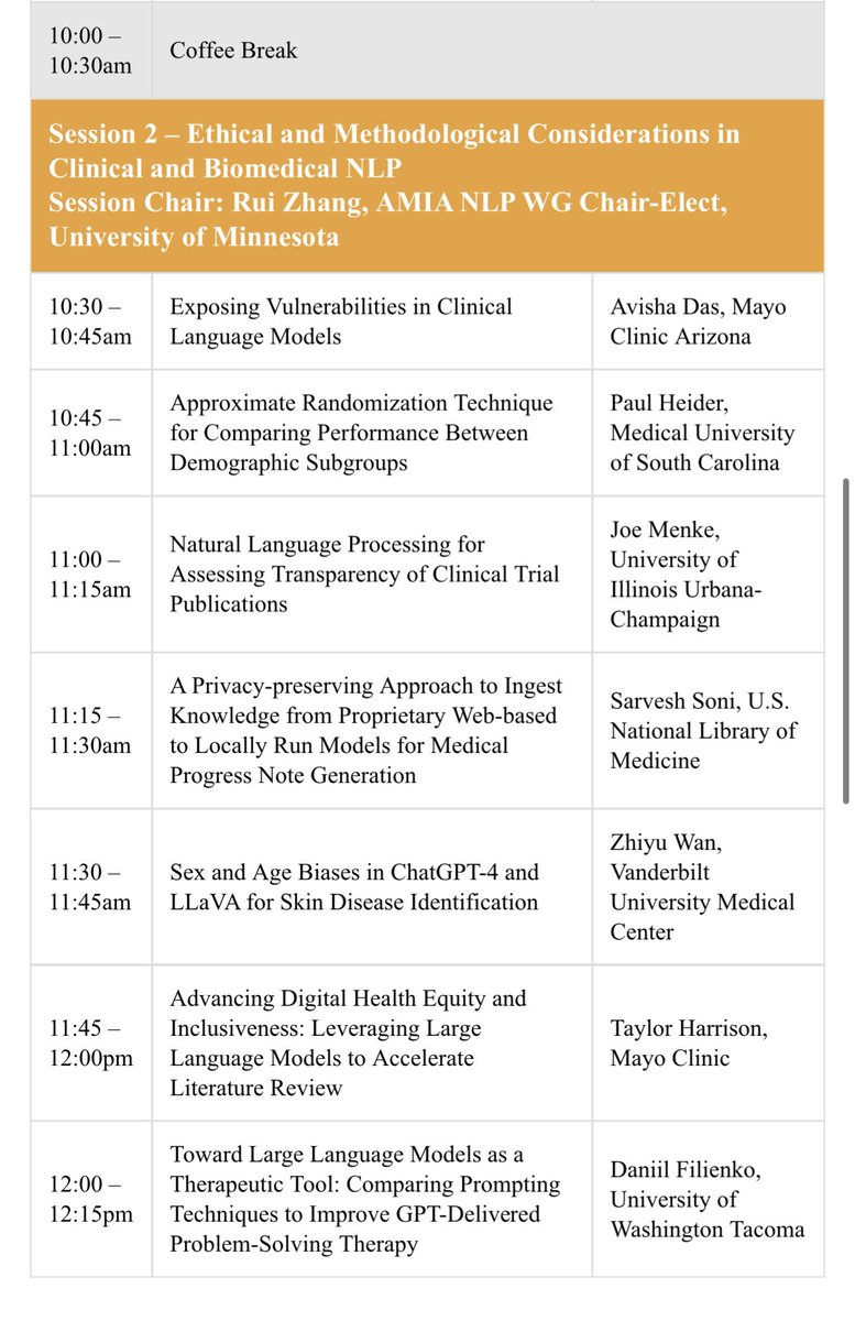 amiaNLPwg's tweet image. NLP Working Group Pre-symposium is about to start! #AMIA2024
