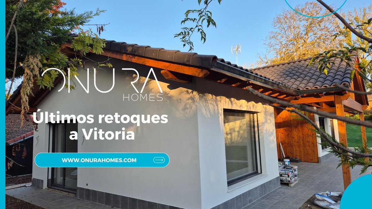 🔹¡Últimos retoques en nuestra vivienda Hygge de Vitoria! Con el #SATE exterior terminado, nos preparamos para cerrar los accesos peatonal y rodado, dando así por finalizado este proyecto.
🏡 onurahomes.com
#Onura #ViviendaHygge #ConstrucciónSostenible