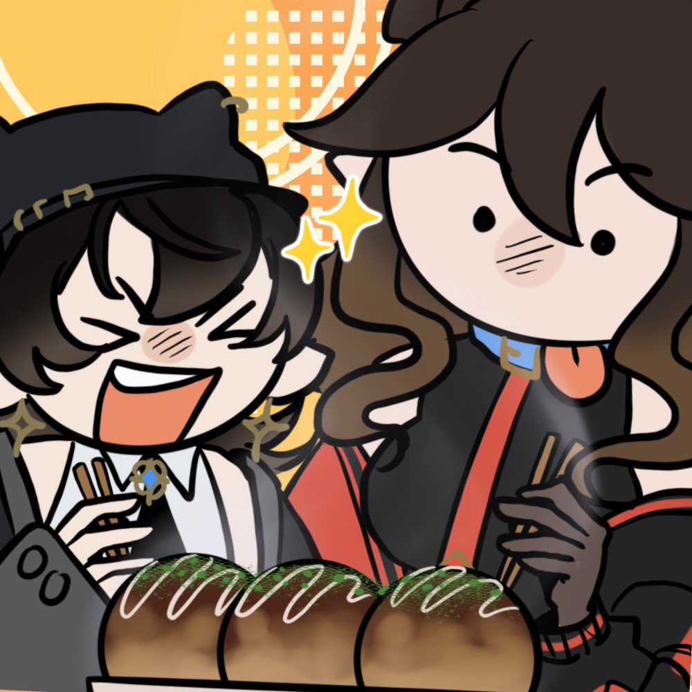 — Yummy snack !

I love takoyaki :]

#vtuberart #doodleAcey #ScribblyBoo