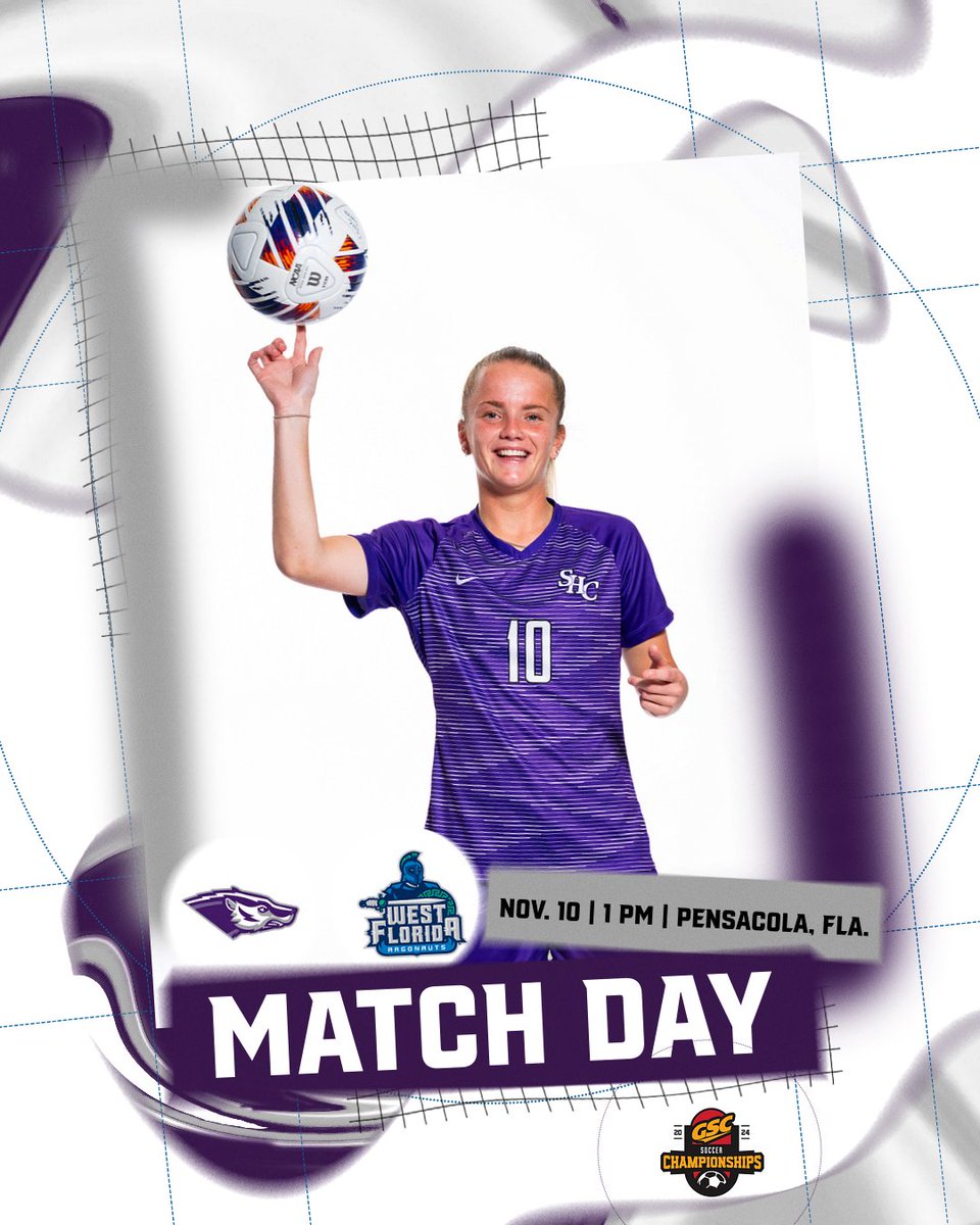 Badger_Soccer's tweet photo. First POSTSEASON Match Day‼️🏆 

#GSCwsoc Championship Quarterfinal
🆚: #1 West Florida
📍: Pensacola, Fla. 
🏟️: UWF Soccer Complex
🕐: 1 p.m.
📺: https://t.co/nwbXzWmY0T
📊: https://t.co/qlCmz0ygrT

#HillYeah https://t.co/htAYP7TYWb