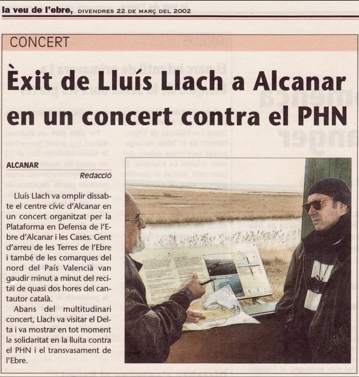 _Victoria_Mart's tweet photo. A la izquierda, Lluís Llach manifestándose por la derogación del Plan Hidrológico Nacional.
A la derecha, Lluís Llach manifestándose por las consecuencias de haber derogado el Plan Hidrológico Nacional. https://t.co/27VJUKxk5u