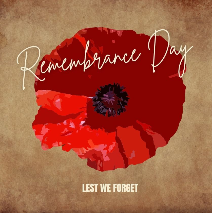Lest We Forget. 

Remembrance Day 🌹