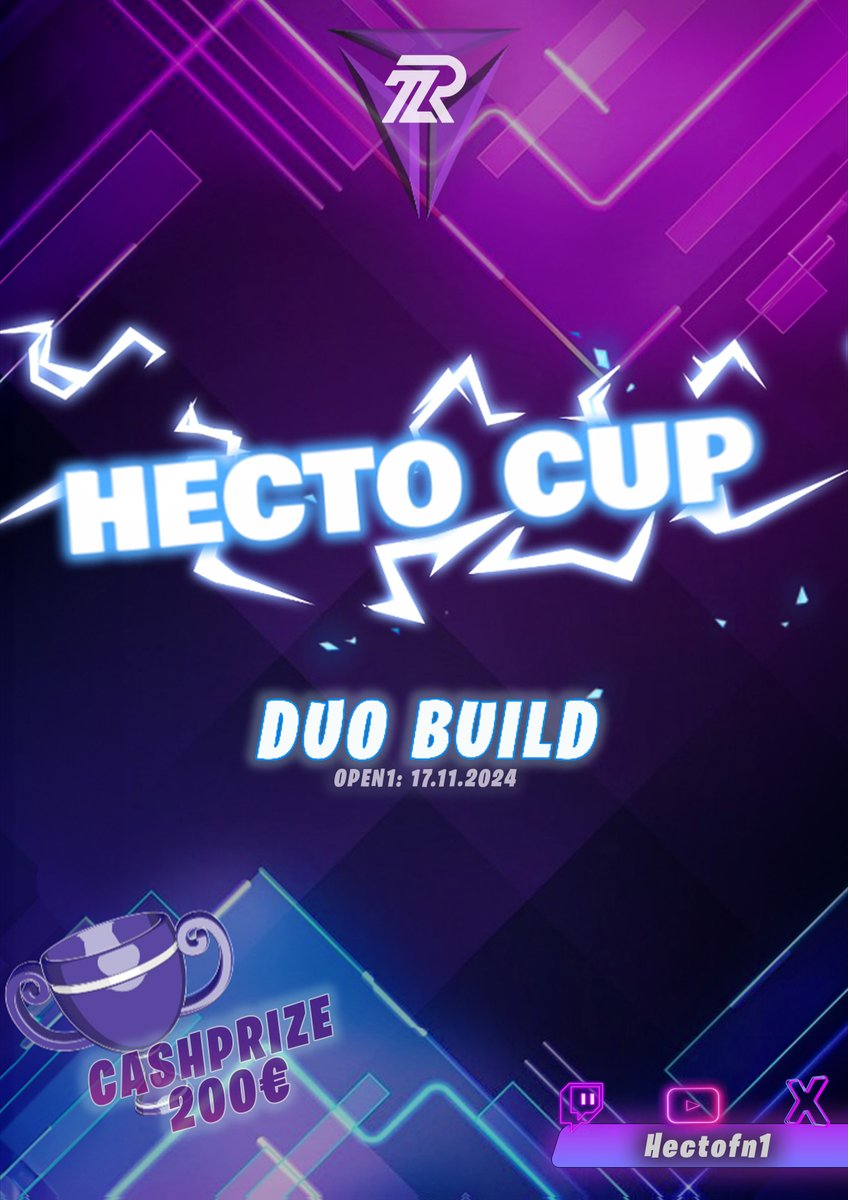 melhyofr's tweet image. Affiche réalise pour la Cup de @Hectofn1, créateur de contenu pour la @2R_Esport 

#2resport #graphisme #fortnitecup #creator