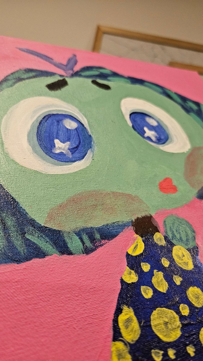 alejandrocsome's tweet photo. Entre algunas actividades que le dimos a elegir a mi hija (9) , eligió "clases de dibujo". El viernes vino con su primera obra. 😍 https://t.co/7yeXql4dho
