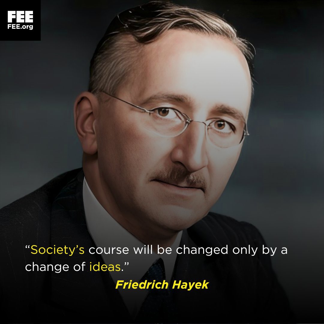 deependradc's tweet image. "Society"s course will be changed only by a change of ideas" - F.A. Hayek
#Change #Modification #Confusion #Courage