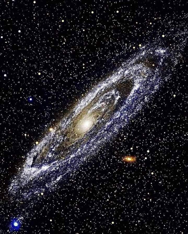 The Andromeda galaxy captured by the Hubble Space telescope