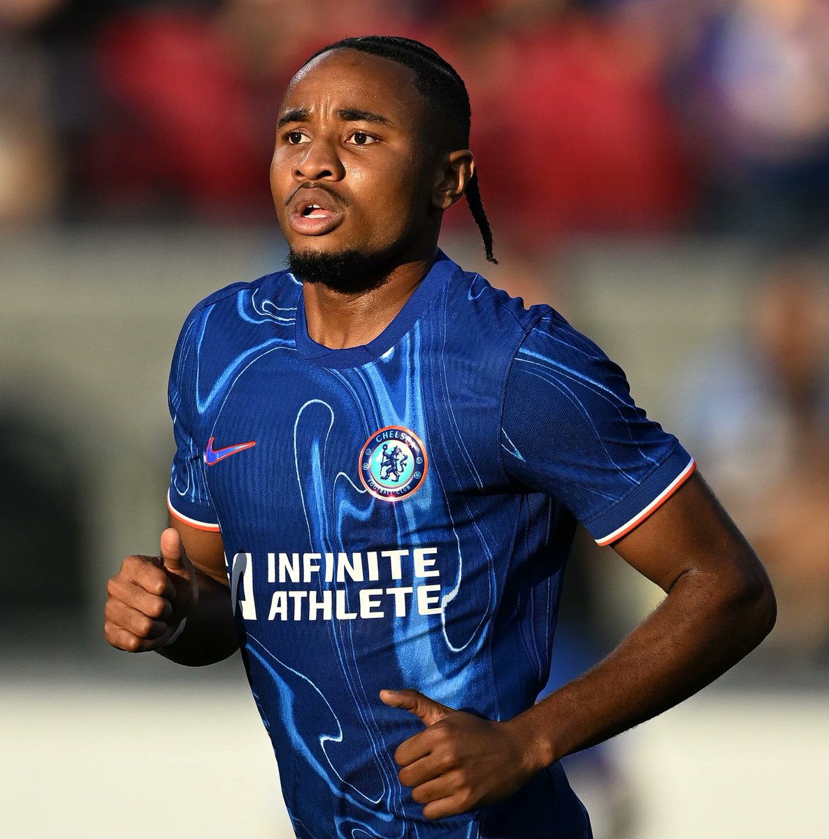 DeadlineDayLive's tweet photo. 🚨 Christopher Nkunku could look to leave Chelsea if he's unable to become a regular starter under Enzo Maresca.

(Source: Sky Germany) https://t.co/3GCYea3VF1