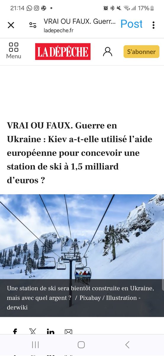 Exercice d'école de journalisme. Doit-on faire du push avec une info fausse, une question bidon, dont on a la réponse seulement à la fin du scroll, pendant qu'une bonne partie des lecteurs d'Occitanie se fait enfumer par la titraille ? <a href="/ladepechedumidi/">La Dépêche du Midi</a>, la semaine dernière... (1)