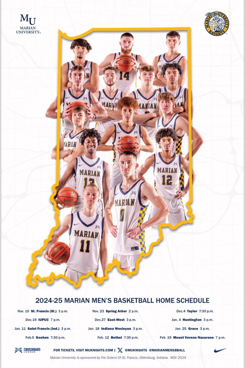 Marian Basketball tweet media