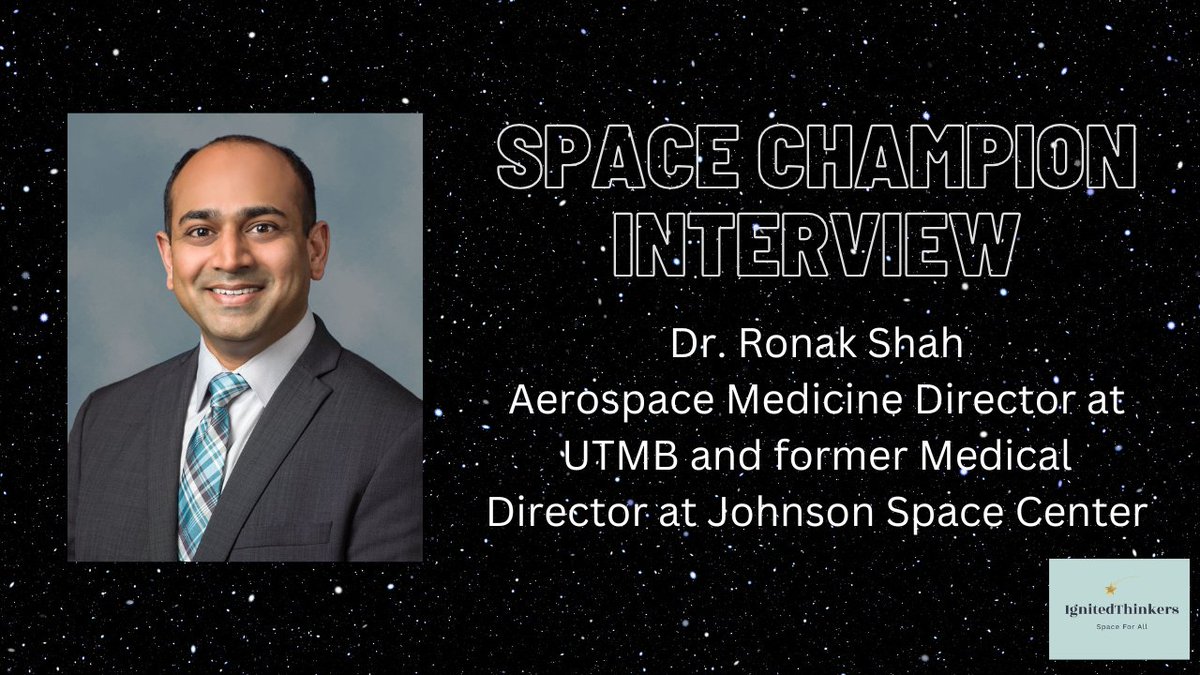 Gitika Gorthi (@gitikagorthi) on Twitter photo Aerospace medicine opens up new possibilities to understand human health & I had the honor of interviewing a leading champion of this field: Dr. Ronak Shah, Aerospace Medicine Director <a href="/UTMB_Aerospace/">UTMB Aerospace Medicine</a> & former Medical Director <a href="/NASA_Johnson/">NASA's Johnson Space Center</a>!
Watch now: bit.ly/4fqPZX9🚀 Aerospace medicine opens up new possibilities to understand human health & I had the honor of interviewing a leading champion of this field: Dr. Ronak Shah, Aerospace Medicine Director <a href="/UTMB_Aerospace/">UTMB Aerospace Medicine</a> & former Medical Director <a href="/NASA_Johnson/">NASA's Johnson Space Center</a>!
Watch now: bit.ly/4fqPZX9🚀