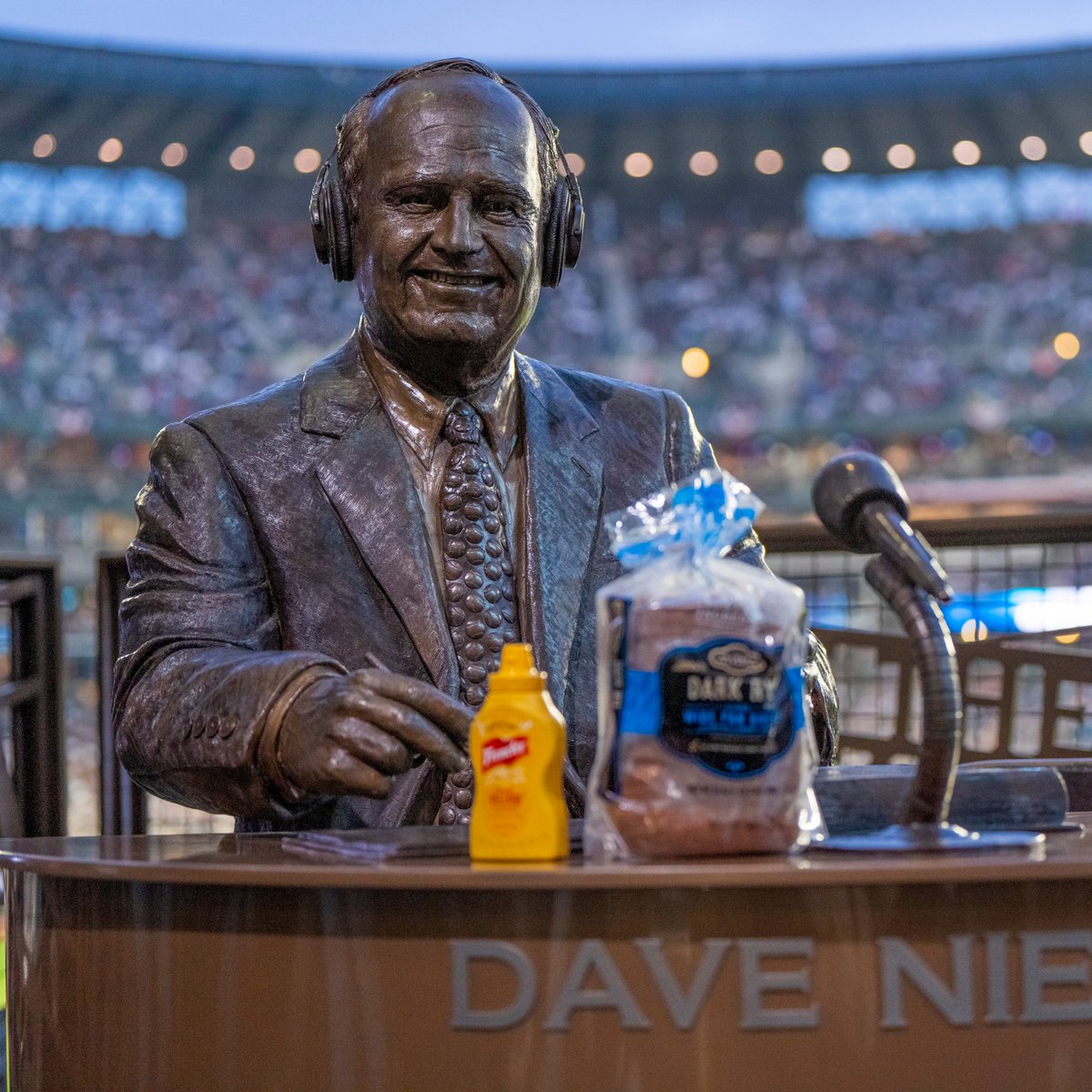 Mariners's tweet photo. It’s been 14 years since Dave Niehaus’ passing. We miss him every single day 💙 https://t.co/iSgUPPuyes