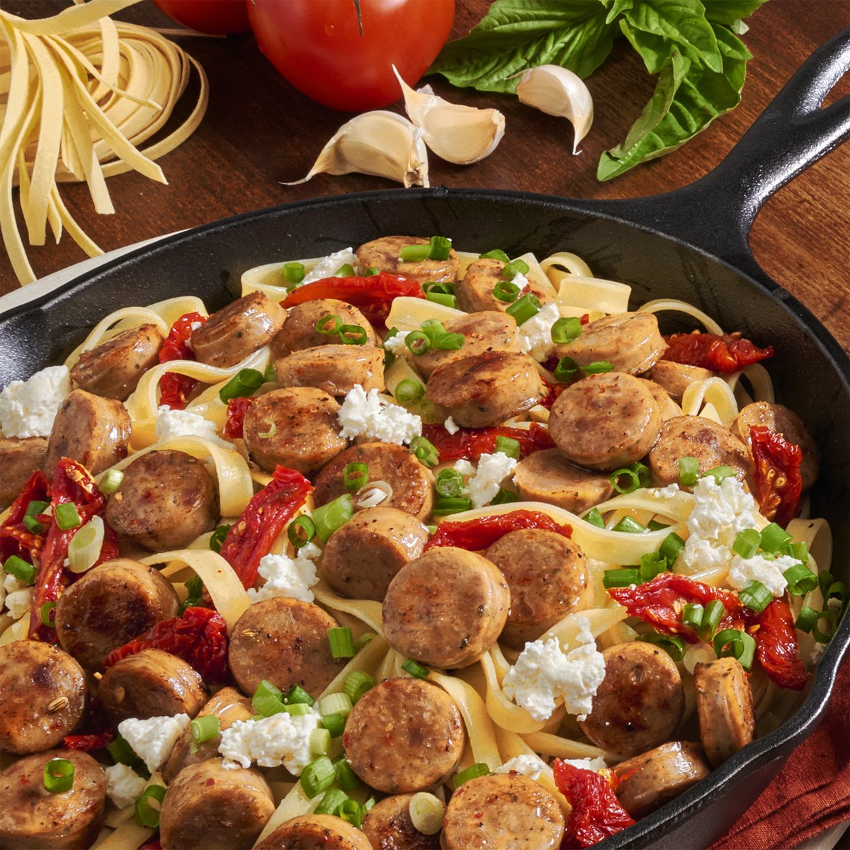 Jump start your favorite dish tonight by adding the great great taste of Klement's Smoked Sausage. Made with the finest cuts, and hardwood smoked, you'll taste the difference in every bite - and have your crew begging for seconds.