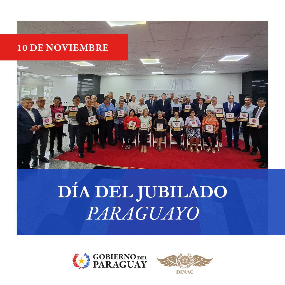 dinacpy's tweet image. ¡Hoy celebramos el Día del Jubilado!

Agradecemos a quienes dedicaron su esfuerzo y compromiso para construir un legado valioso. Su aporte es un ejemplo y una inspiración para las generaciones presentes y futuras.

#dinacpy