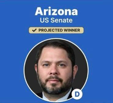 AndresGuillema1's tweet photo. Yes! #PuertoRico will have an ally, a friend and a Senator in @RubenGallego! The 3 million Puerto Ricans on the Island can count on a believer in true democracy and a man on the right side of history to make a difference. We are so proud of @RepRubenGallego (AZ). https://t.co/eoZUv1xzQ9