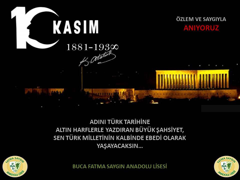 Sonsuza dek saygı, sevgi ve minnet duyarak; kurduğun cumhuriyete sahip çıkacağız ❤️❤️🇹🇷
Ruhun şad olsun, Atam🙏🇹🇷🇹🇷