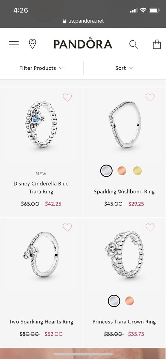 layxsnv's tweet photo. Pandora got a sale on promise rings 🥺 every friday of November .. &amp; they are sooo cute 😩 https://t.co/dvkqPqxpK4