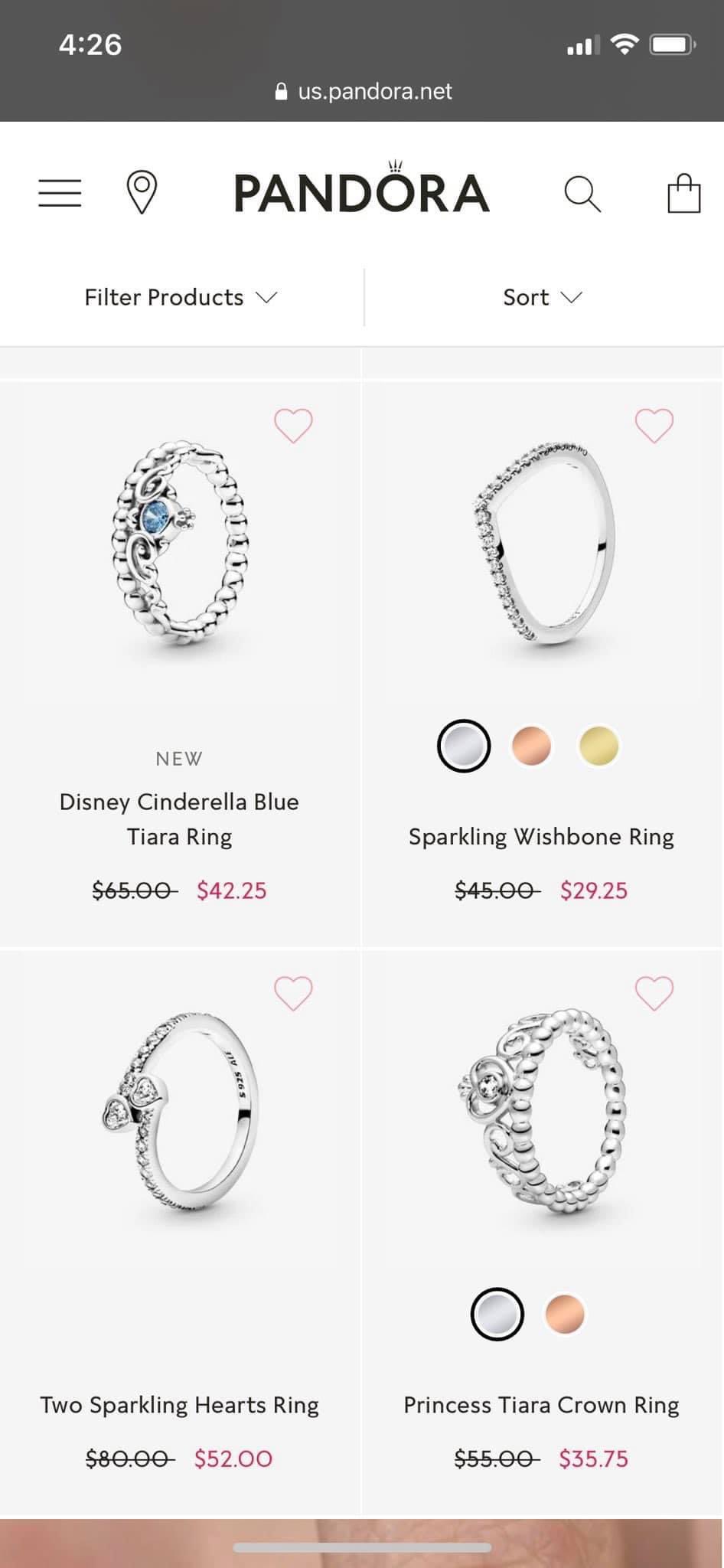 Pandora every friday sale discount