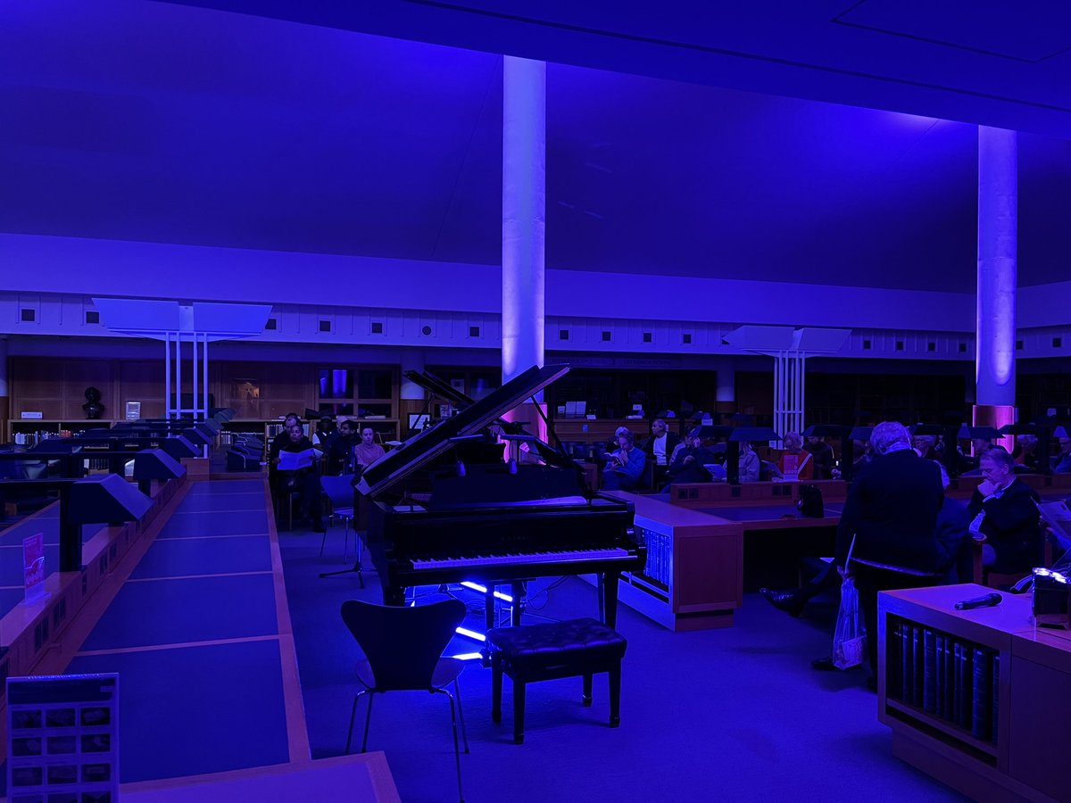 Philippa Tudor (@tudorfp) on Twitter photo Wonderful performance of #GustavHolst150’s 2 piano version of The Planets in the normally quiet-ish Rare Books and Music room <a href="/britishlibrary/">British Library</a>. An unexpected chance to see one of his MS scores too. Bravo to all concerned for a wonderful experiment to be repeated soon. Wonderful performance of #GustavHolst150’s 2 piano version of The Planets in the normally quiet-ish Rare Books and Music room <a href="/britishlibrary/">British Library</a>. An unexpected chance to see one of his MS scores too. Bravo to all concerned for a wonderful experiment to be repeated soon.