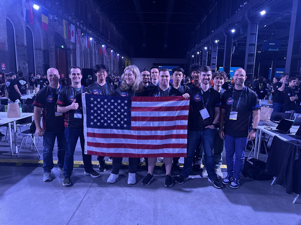 B. Wolfenden 🏳️🌈 (@pwnsolvewin) on Twitter photo The #USCyberTeam brought home some SILVER hardware after the European Cybersecurity Challenge in Turin, Italy! These athletes showed up and showed off, and it was a blast getting to watch them perform!! 🥈<a href="/ECSC_openECSC/">ECSC / openECSC</a> <a href="/USCyberGames/">USCyberGames</a> The #USCyberTeam brought home some SILVER hardware after the European Cybersecurity Challenge in Turin, Italy! These athletes showed up and showed off, and it was a blast getting to watch them perform!! 🥈<a href="/ECSC_openECSC/">ECSC / openECSC</a> <a href="/USCyberGames/">USCyberGames</a>