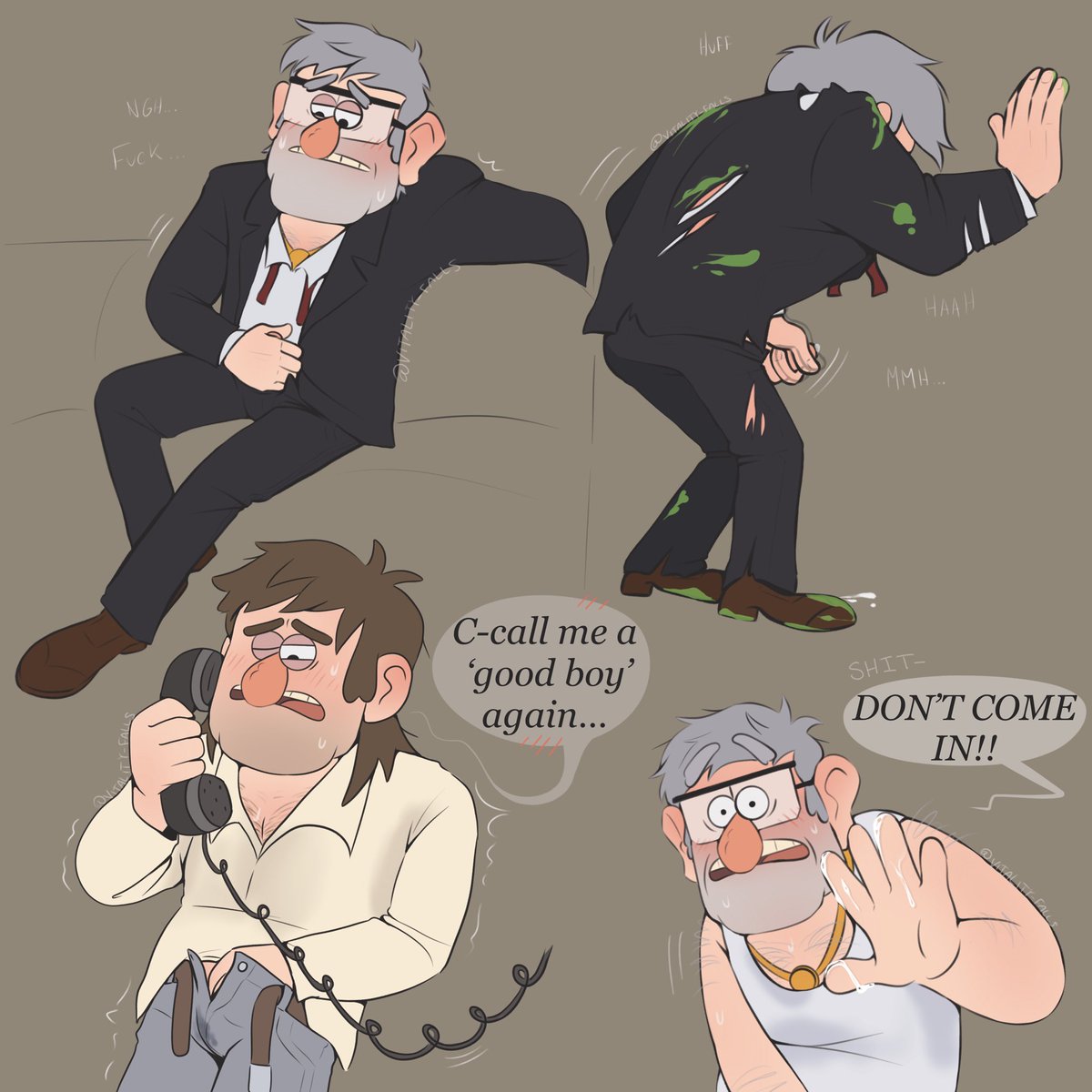 vitality_falls's tweet photo. // public (if you squint)

Stan Pines “jerking it”. and by “it”, haha, well, let’s justr say. 
His peanits 

nsfw🔞
#StanleyPines #StanPines #gravityfallsNSFW https://t.co/2k9mgu9zfr