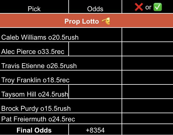 ParlayPatLT's tweet image. TD Lotto, boosted. Props Lotto, it’s there. 2 Same Game Parlays for Steelers V Commies. Let’s have a day. Start hot stay hot. You Know What To Do. 🫡