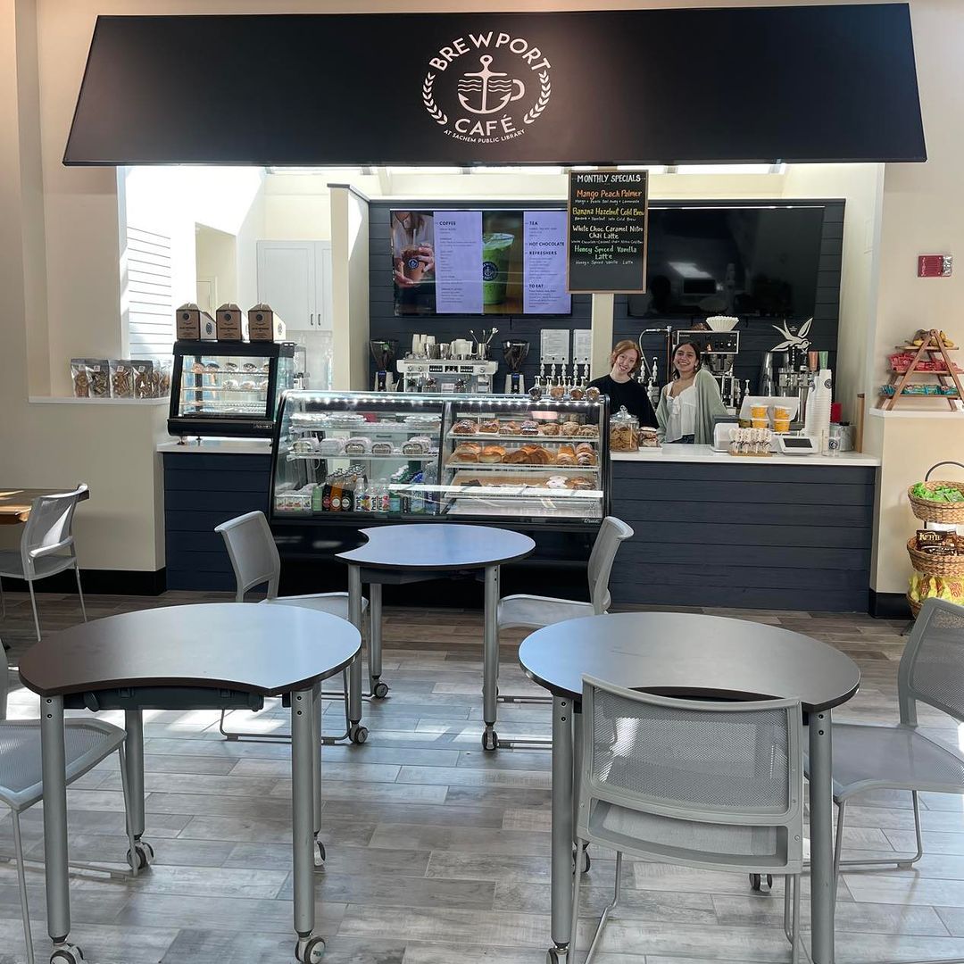 Have you tried the amazing Brew Port café in the <a href="/sachemlibrary/">Sachem Library</a>? If not, you are missing out. Grab yourself a treat next time you pass by!