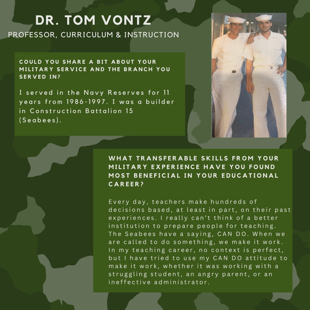 KSUCollegeofEd's tweet photo. 🌟 This week, we’re shining a spotlight on our incredible Veterans within the College of Education! 🇺🇸  Let’s honor their journey as we share stories that inspire! 💜✨ #VeteransWeek #CourageToEducate #HeroesAmongUs @MerittDD @LitProfSuz https://t.co/Faz3bOLJcd