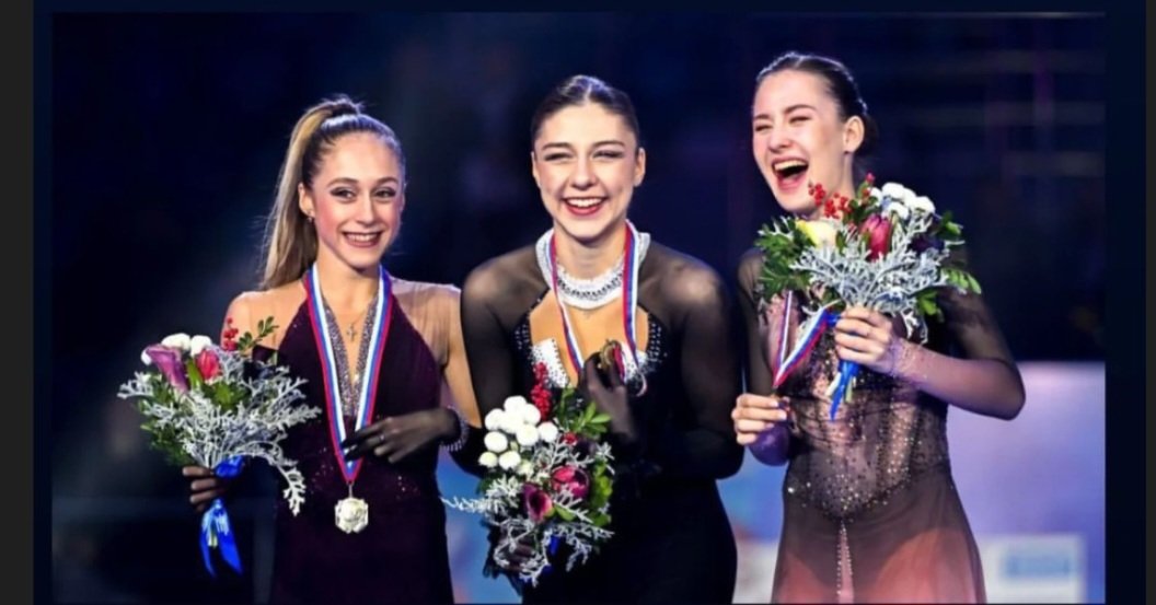 jimmbboe's tweet photo. Did not expect this podium at all!!❤️⛸️ Big congratulations to Anna!!👏👏👏 #AnnaFrolova🥇 #FigureSkating ❤️❤️❤️ https://t.co/cKl8XW2zuS