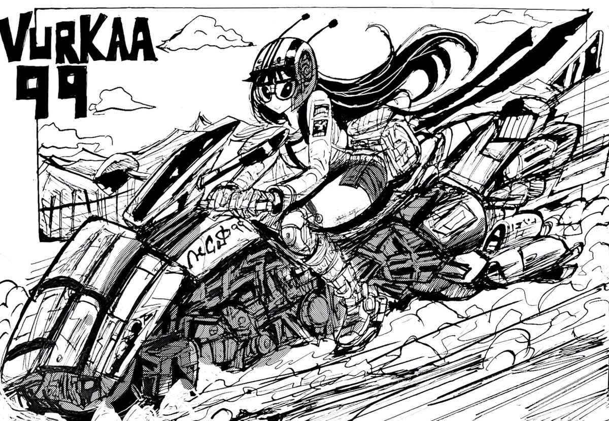 aymengo_2022's tweet photo. Hola. Aquí un dibujo que quise hacer como una especie de práctica.
Este será un arte más del manga. Espero que les guste!
#Drawing #traditionalart #bike #oc #animegirl #alien #genobis #vurkaa99 #vehicle #futurist #mangaart #illustration
#Suhgkutus https://t.co/IvYfcOZFVX