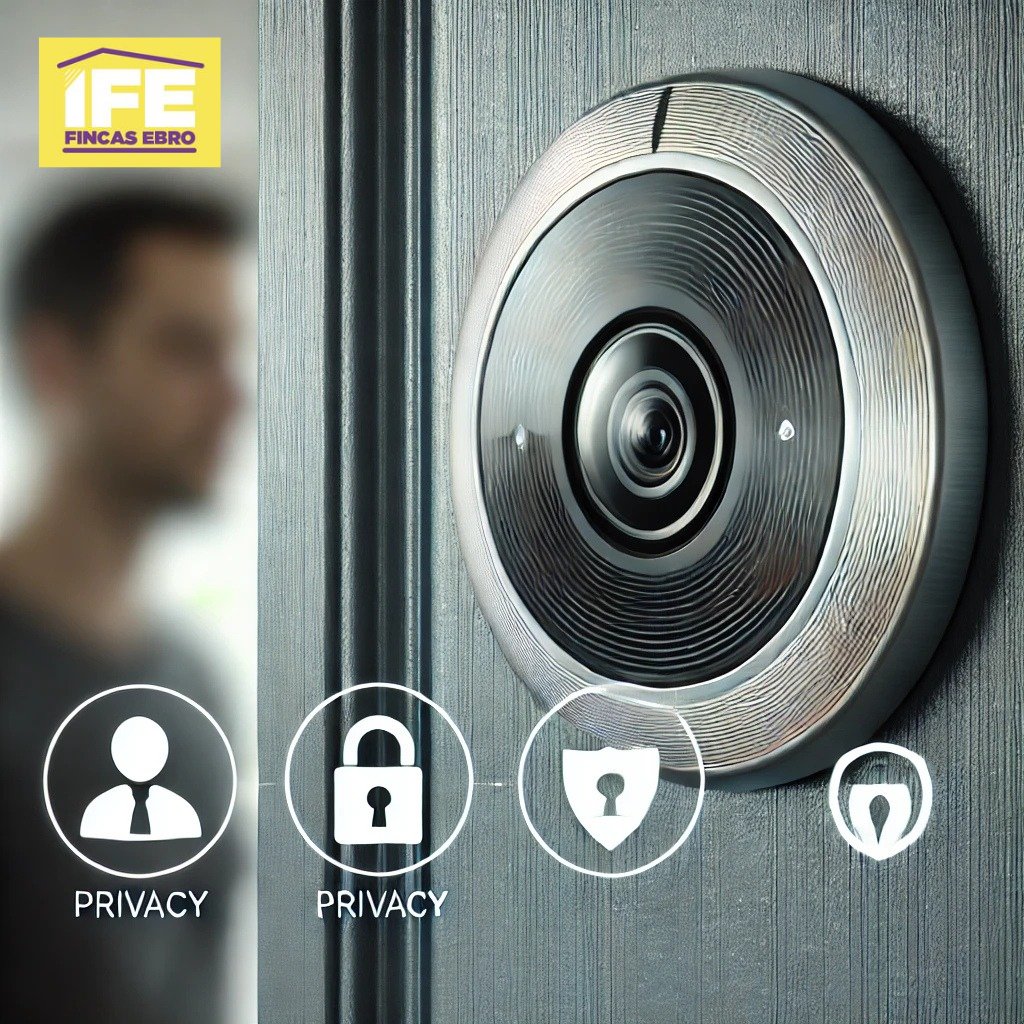 FincasEbro's tweet photo. ¿Mirillas digitales en tu comunidad? Si graban, deben cumplir la normativa de protección de datos 📹. En Fincas Ebro te ayudamos a garantizar la privacidad de todos. Contáctanos para más información 👇 #PropiedadHorizontal #ProteccionDeDatos https://t.co/j23oM5XXuu