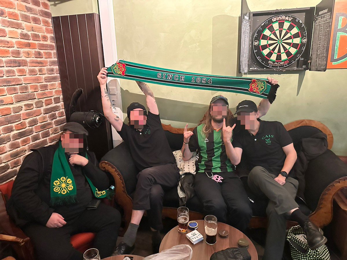 GaisOslo's tweet photo. Fin avslutning och säsong för GAIS Oslo med ny hemmapub och medlemsrekord 💚🖤 https://t.co/0ZrNvCcMk8
