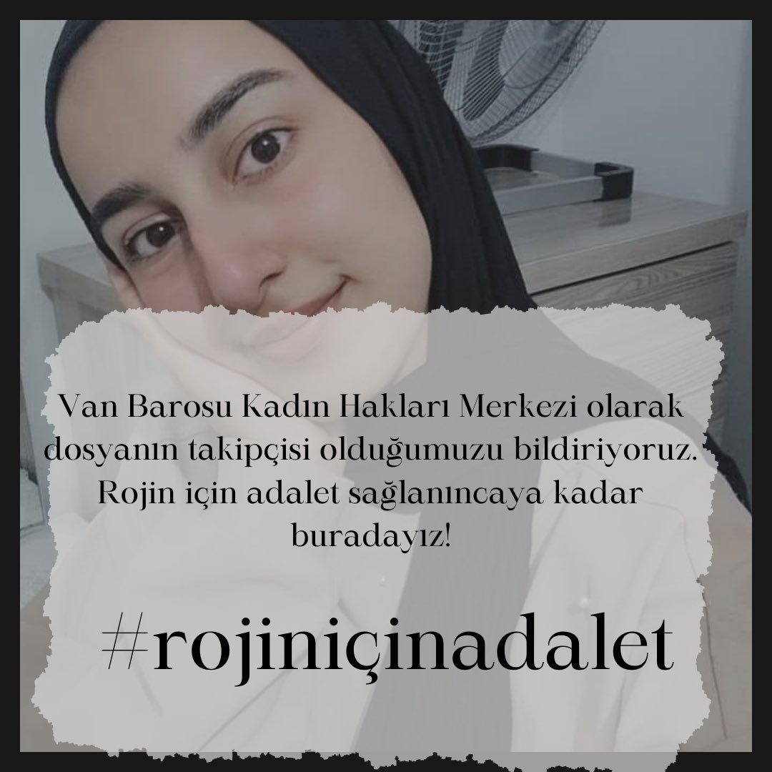 Rojin KABAİŞ dosyasının intihar denilerek kapatılmasına müsaade etmeyeceğiz. Kız kardeşimize ne olduğunu öğrenene kadar dosyanın takipçisiyiz!