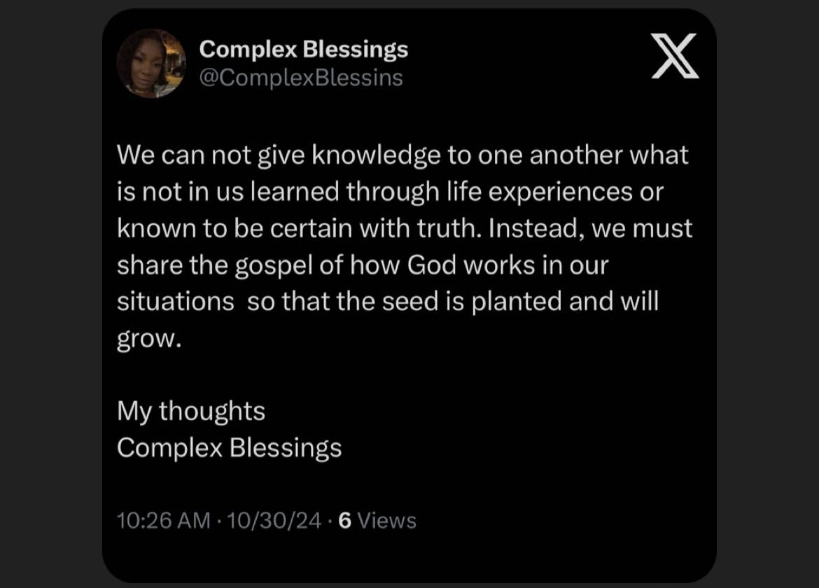 Complex Blessings (@complexblessins) on Twitter photo 