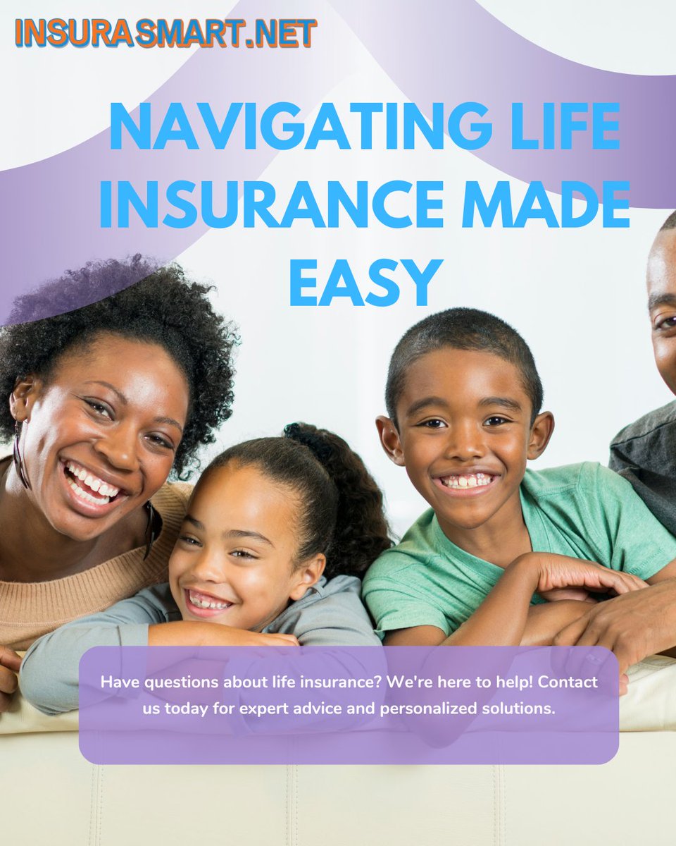 Insurasmartnet's tweet image. Have questions about life insurance? We're here to help! Contact us today for expert advice and personalized solutions.
#insurance #fyptwitter #protectyourfamily #Trending #insurasmart #USA #financialsecurity #insurancebrokerage #trustedbrokers