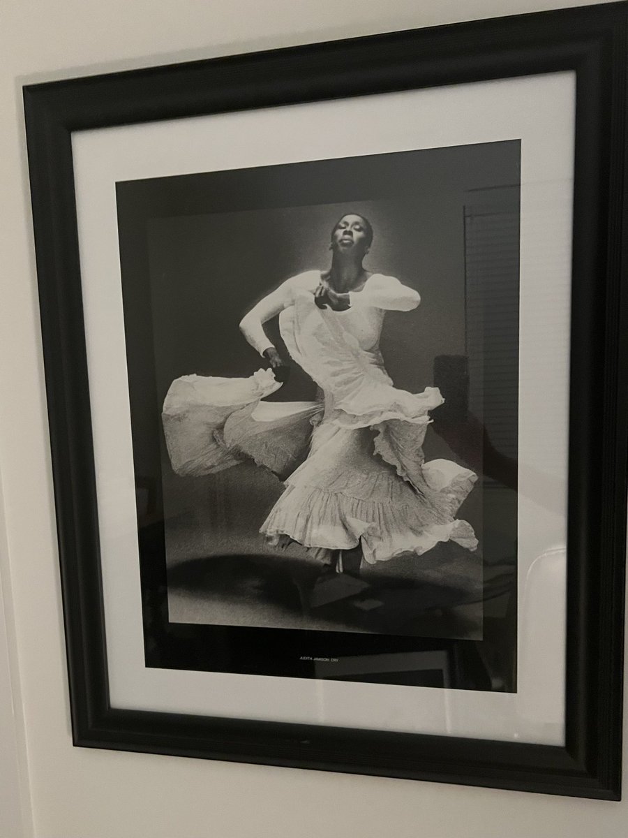 L_AFrank's tweet photo. Thank you to everyone who reached out after hearing about Judith Jamison. 
I love that I’ve introduced many of you to dance &amp; to the Alvin Ailey American Dance Theater. 
She &amp; other Ailey dancers hang on my wall.
Like every Dec., I’ll see you in the audience in NY. #Ailey https://t.co/CljcJYLEmf