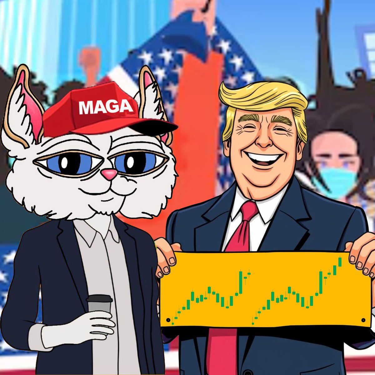 Make America Great Again Sir <a href="/realDonaldTrump/">Donald J. Trump</a> We cats also support the king of kings Mr Trump.